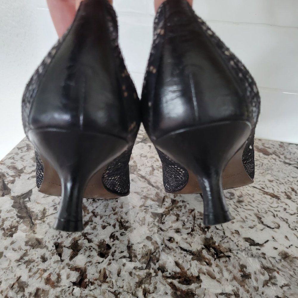Donald J Pliner Snake Print heels size 9.5 - Picture 4 of 8